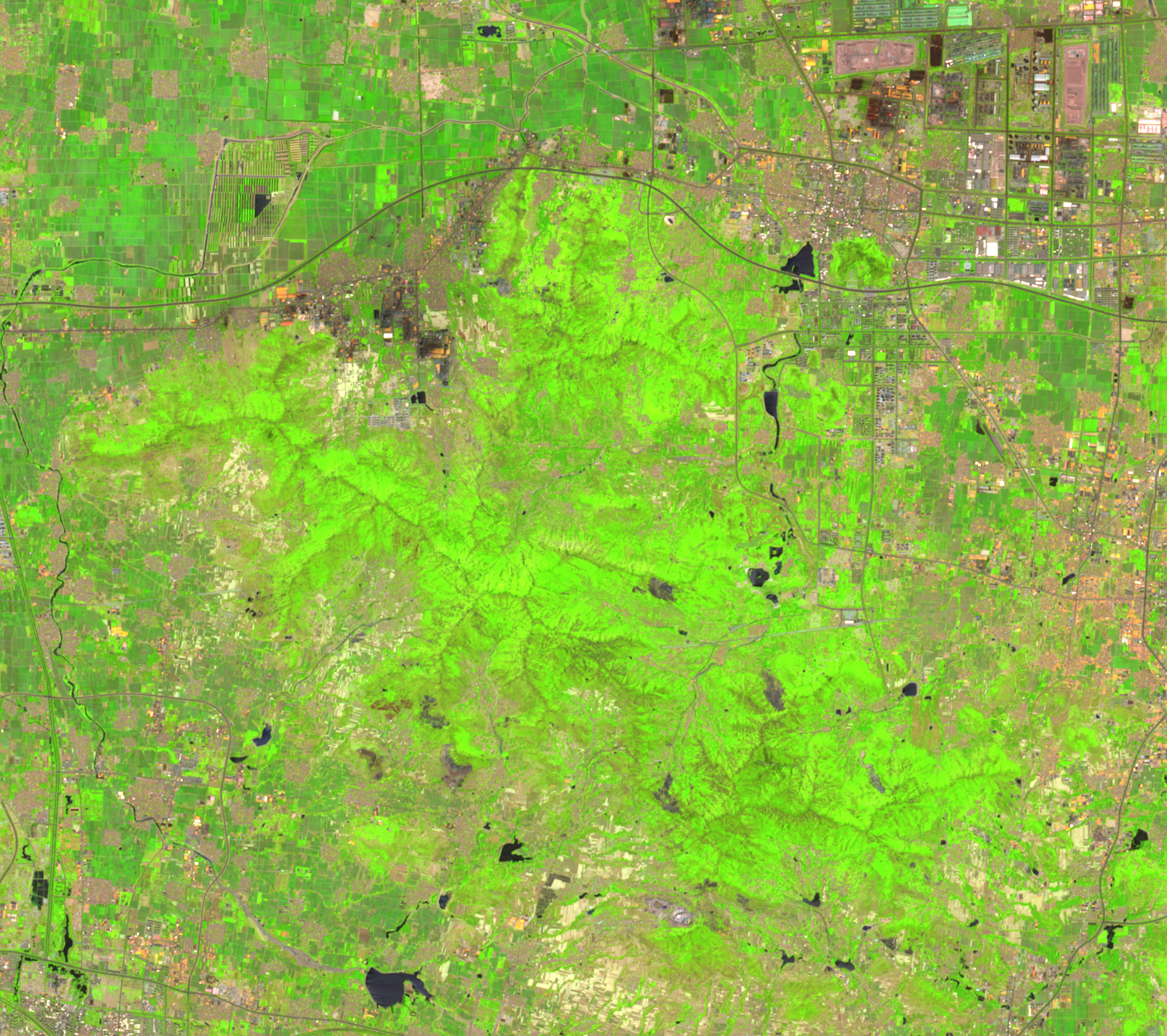 高光谱遥感卫星影像数据山东省滨州市卫星影像图25