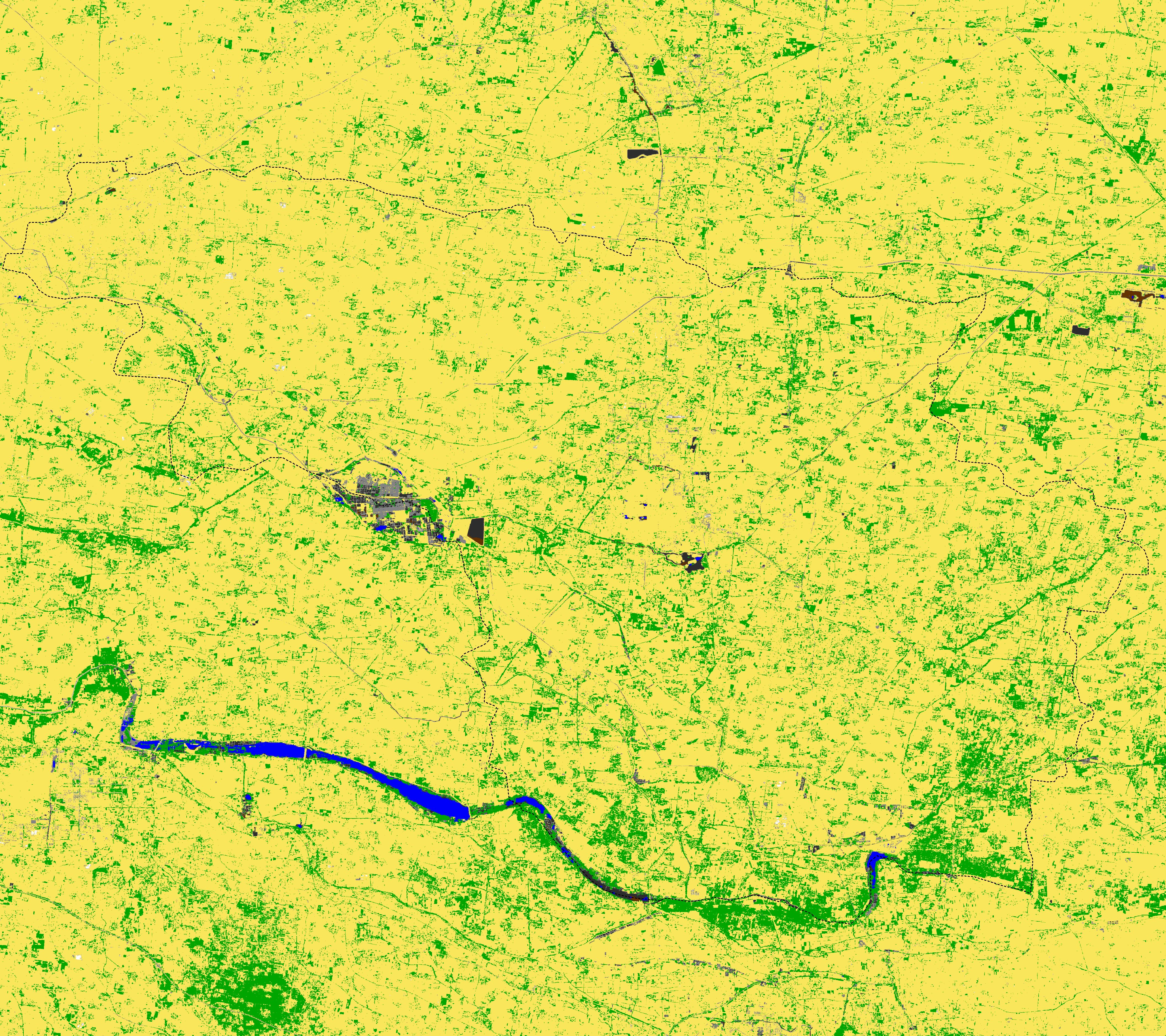 农业遥感卫星监测图遥感卫星监测山东省曹县农作物生长状况scl影像