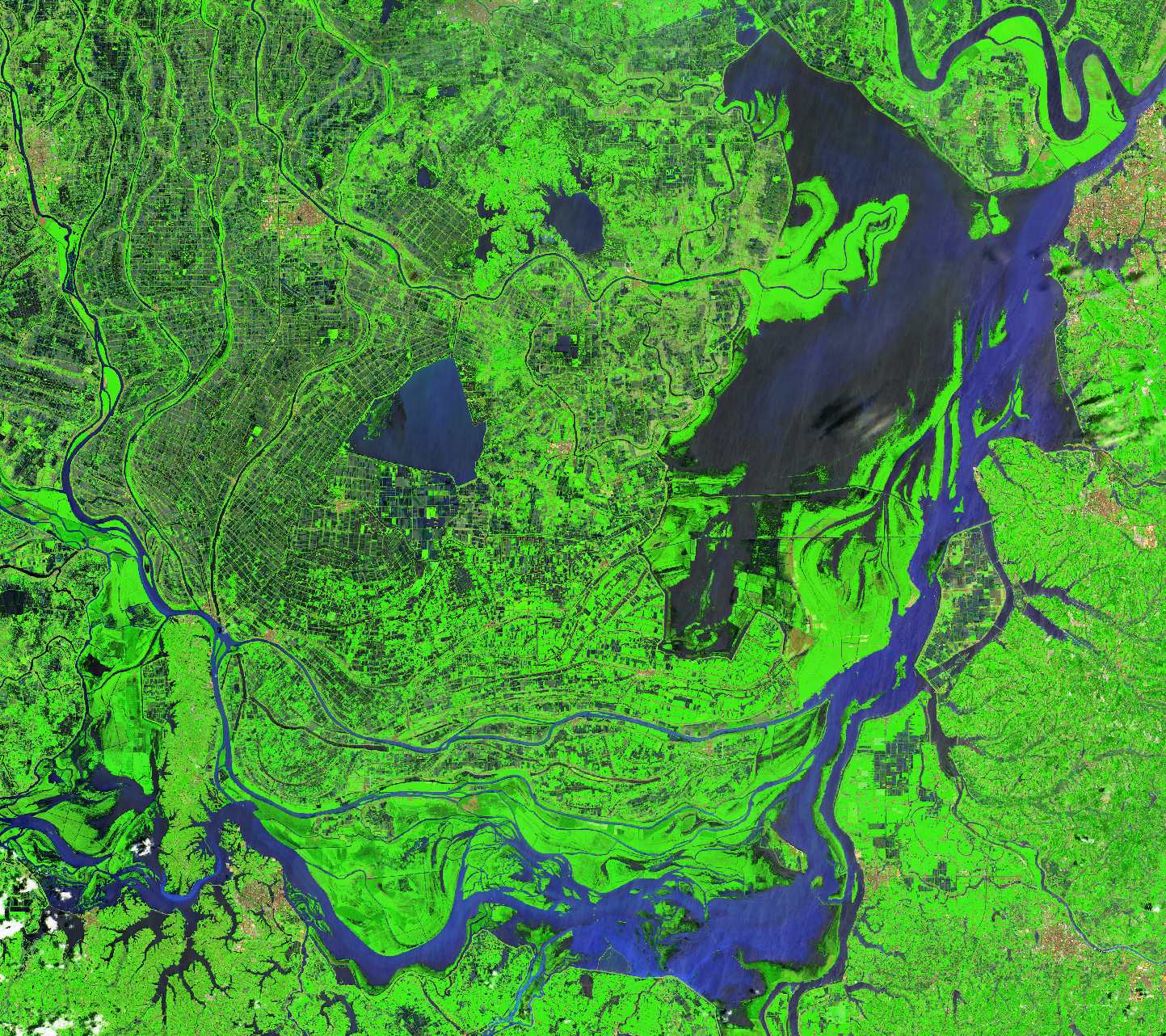 江河湖海遥感卫星监测数据遥感卫星监测洞庭湖流域变化swir短波红外