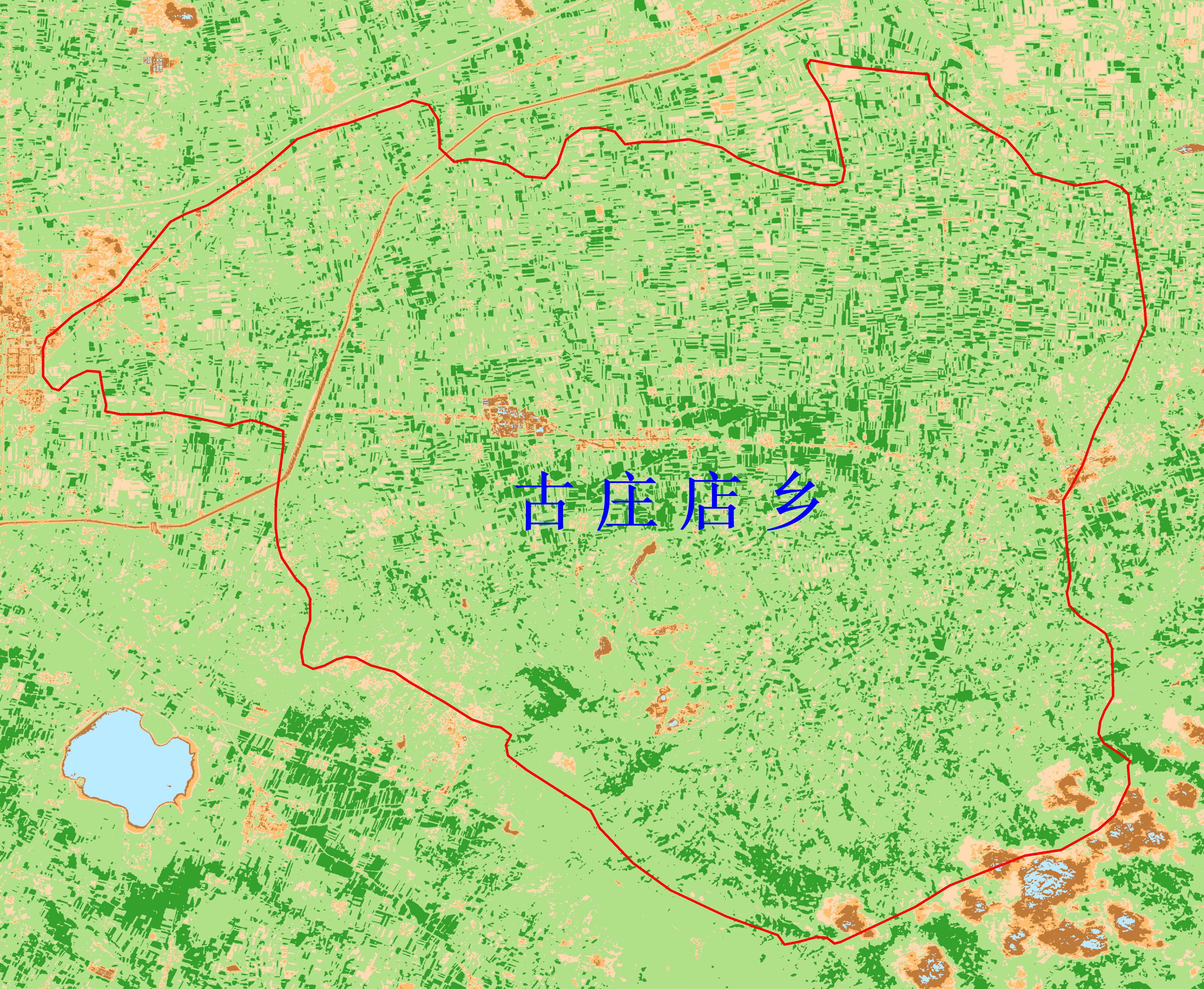 河南省高分辨率卫星图-方城县农业遥感卫星监测图-savi土壤调节植被