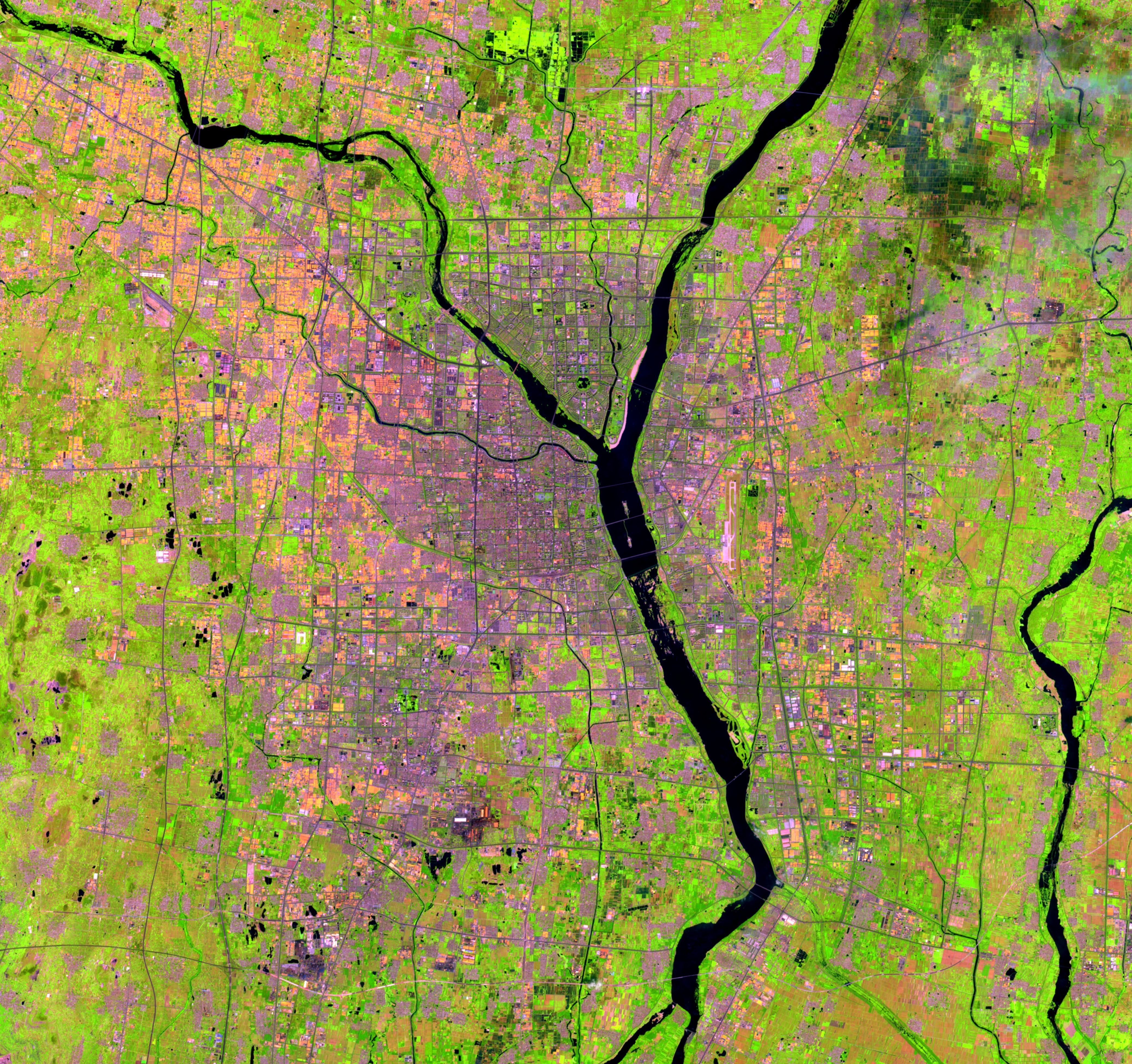 卫星遥感影像图-卫星多光谱数据-卫星雷达数据-卫星影像数据样图-fci